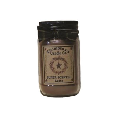 Thompson's Candle Co. 12 oz. Latte Scented Mason Jar Candle