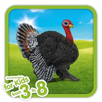 NEW * Schleich TURKEY plastic toy farm pet BIRD animal 