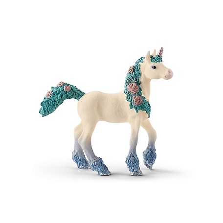 Schleich Flower Unicorn Foal Toy Figurine