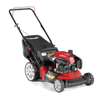 Troy-Bilt 21 in. 159cc Gas-Powered TB130 High-Wheel Push Lawn Mower with Rear Bag Very happy with new mower