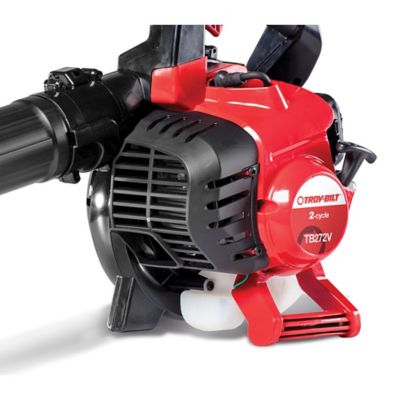 Image showing 9 th Troy-Bilt TB272V 150 MPH/450 CFM 27cc Gas Handheld Leaf Blower and Vacuum