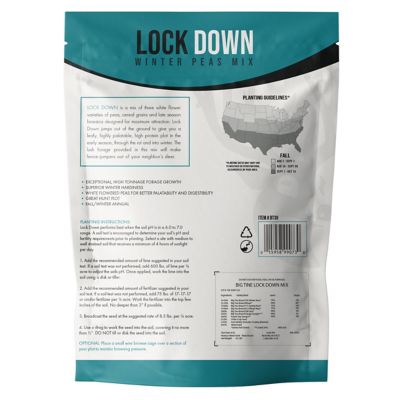 Image showing  Lock Down Winter Peas Deer Food Plot Mix, 8.5 lb.