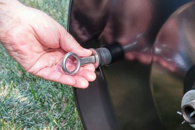 Image showing  Tow-Behind 24 x 48in. Steel Lawn Roller, 910 lb. Capacity