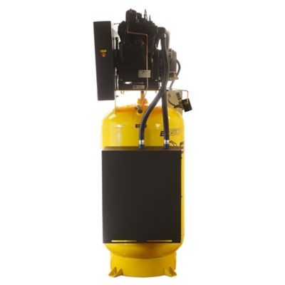 Image showing 5 th EMAX 10 HP 80 gal. 2-Stage Industrial V4 Pressure Lubricated Pump SILENT Air Compressor, 175 PSI, 1-Phase, 38 CFM at 100 PSI