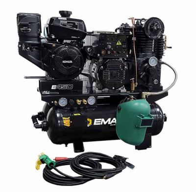 EMAX 14 HP 20 gal. 2-Stage Industrial 3-in-1 Air Compressor, Generator and Welder, 175 PSI, KOHLER C.PRO Engine