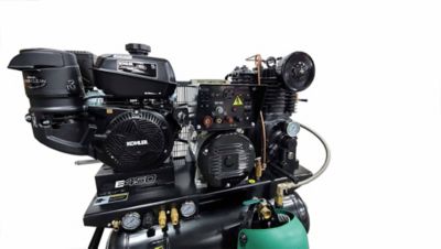 Image showing 9 th EMAX 14 hp 20 gal. 2-Stage Industrial 3-in-1 Air Compressor, Generator and Welder, 175 PSI, KOHLER C.PRO Engine