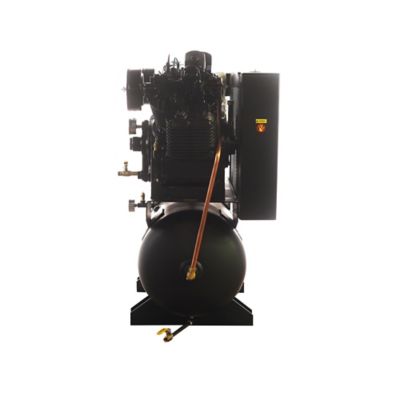 Image showing  13 HP 30 gal. 2-Stage Truck-Mounted Industrial Plus V4 Pressure Lubricated Pump Air Compressor, 175 PSI, 31 CFM