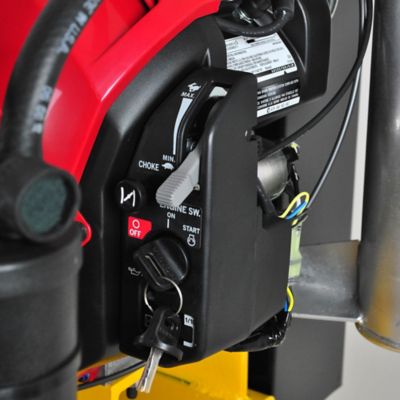 Image showing  18 HP 60 gal. 2-Stage V4 Pressure Lubricated Pump Air Compressor, 175 PSI, 39 CFM at 100 PSI, Electric Start