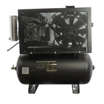 Image showing  18 HP 60 gal. 2-Stage V4 Pressure Lubricated Pump Air Compressor, 175 PSI, 39 CFM at 100 PSI, Electric Start