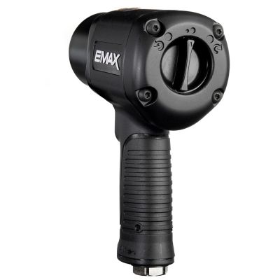 Image showing 5 th EMAX 1/2 in. Drive 600 ft.-lb. Pneumatic Industrial-Duty Composite Twin Hammer Impact Wrench with Ergonomic Grip