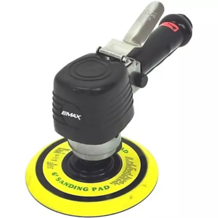 EMAX Industrial Dual Action Pneumatic Orbital Sander 6 in 15 CFM at 90 PSI EATDS60S1P Air Sanders