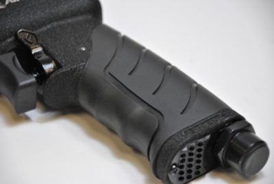 Image showing  3/8 in. Pneumatic Industrial-Duty Lightweight Aluminum Composite Reversible and Variable speed Drill, 6.1 CFM