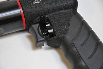 Image showing  3/8 in. Pneumatic Industrial-Duty Lightweight Aluminum Composite Reversible and Variable speed Drill, 6.1 CFM