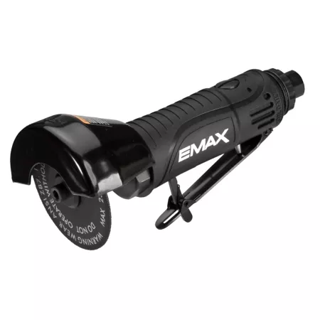 EMAX 3 in Pneumatic Industrial Cutting Tool - 6 CFM with Wheel Guard Shields and Safety Trigger - EATCO30S1P Air Saws