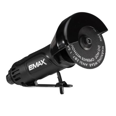 Image showing  Pneumatic Industrial Cut Off Tool with Wheel Guard Shields and Safety Paddle Trigger