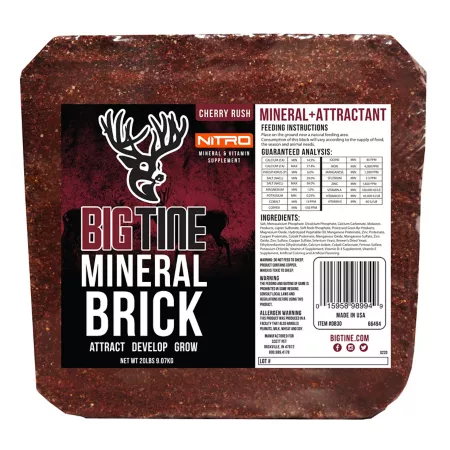 Big Tine Nitro Deer Mineral Brick 20 lb. Game Attractants