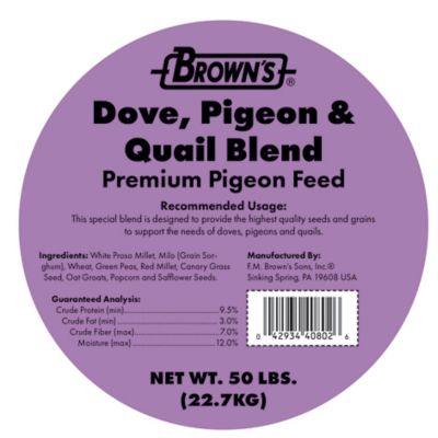 Image showing  Dove, Pigeon & Quail Food, 50 lb., 40802