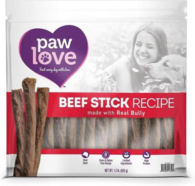 PawLove Beef Flavor Stick Dog Chew Treats, 50 ct. Great dog treats