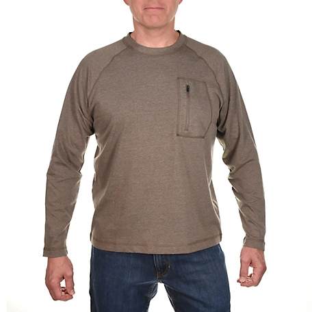 Ridgecut Men's Long-Sleeve Active T-shirt with Chest Pocket