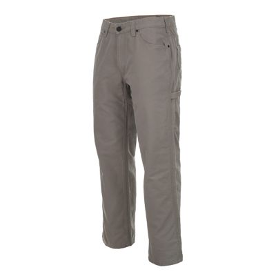 Image showing  Men's Straight Fit Mid-Rise Canvas Work Pants