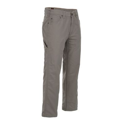 Image showing  Men's Straight Fit Mid-Rise Canvas Work Pants