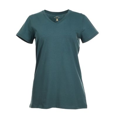 Blue Mountain Women S Short Sleeve V Neck Tee Shirt At Tractor Supply Co