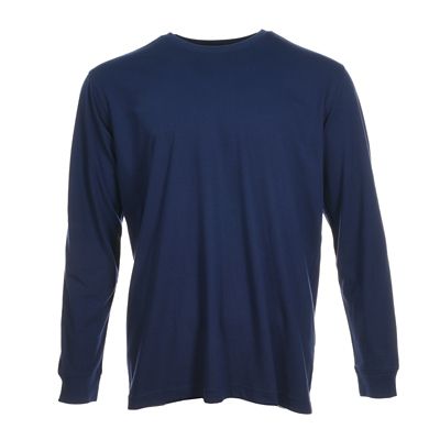 Blue Mountain Long-Sleeve Jersey Crew T-Shirt