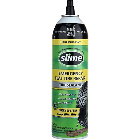 Slime 18 oz. Thru-Core Emergency Tire Sealant