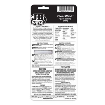 Image showing  14 mL ClearWeld Epoxy Syringe