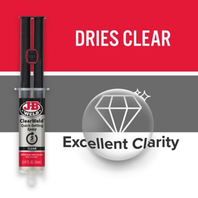 Image showing  14 mL ClearWeld Epoxy Syringe