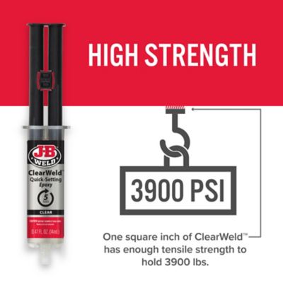 Image showing  14 mL ClearWeld Epoxy Syringe