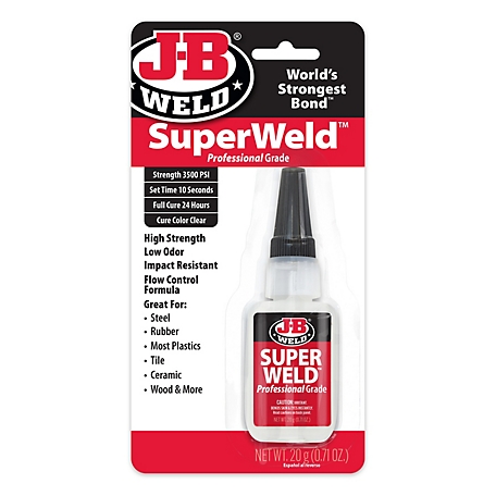J-B Weld SuperWeld Instant Adhesive Super Glue 20g