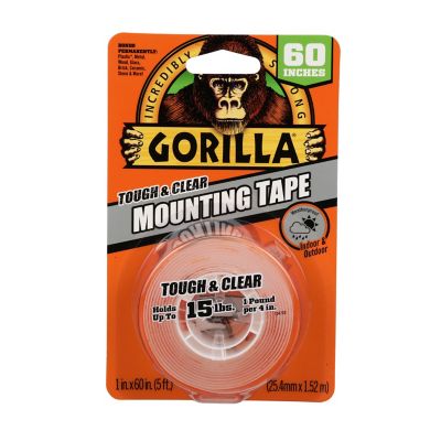 Gorilla Clear Mounting Tape, 6065001