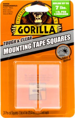 Gorilla Mounting Tape Squares