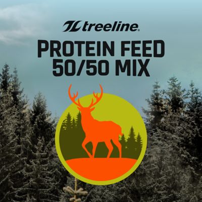 Image showing  50/50 Protein Mix Pelleted/Whole Corn Deer Feed, 40 lb. Bag
