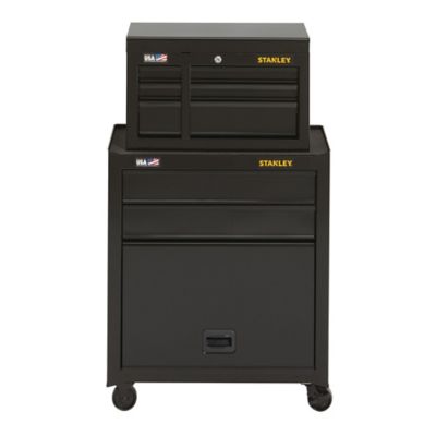 Stanley 100 Series 26 in. 5-Drawer Tool Chest and Cabinet, STST22656BK