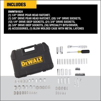 Image showing  Assorted SAE/Metric Socket Mechanic's Tool Set, 84 pc.