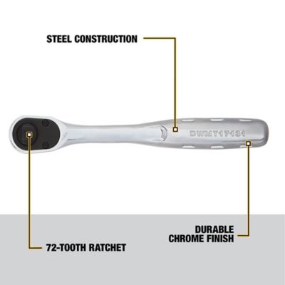Image showing  Assorted SAE/Metric Socket Mechanic's Tool Set, 84 pc.