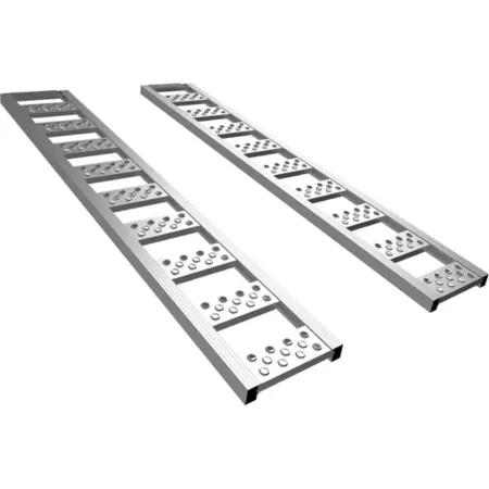 Cabin Trailer 1 250 lb Capacity Aluminum Loading Ramp 13 in x 77 in 2-Pack Loading Ramps