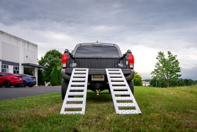 Image showing  1,250 lb. Capacity Aluminum Loading Ramp, 13 in. x 77 in., 2-Pack