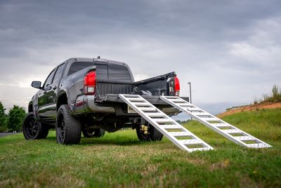 Image showing  1,250 lb. Capacity Aluminum Loading Ramp, 13 in. x 77 in., 2-Pack