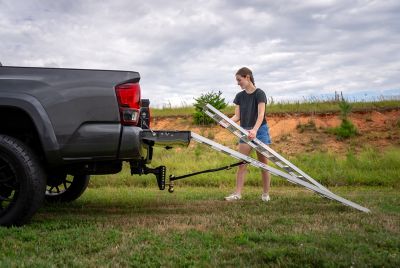 Image showing  1,250 lb. Capacity Aluminum Loading Ramp, 13 in. x 77 in., 2-Pack