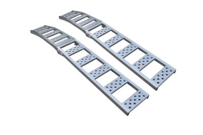 Carry-On Trailer 1,500 lb. Capacity Arched Folding Loading Ramp, 11 in. x 90 in., 2-Pack