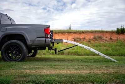 Image showing  1,500 lb. Capacity Arched Folding Loading Ramp, 11 in. x 90 in., 2-Pack