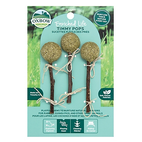 Oxbow Animal Health Enriched Life Timmy Pops Small Animal Chew