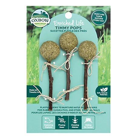 Oxbow Animal Health Enriched Life Timmy Pops Small Animal Chew