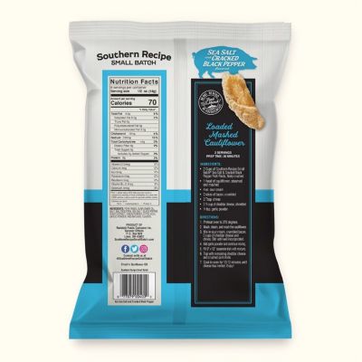 Image showing  Sea Salt and Cracked Pepper Pork Rinds, 4 oz.