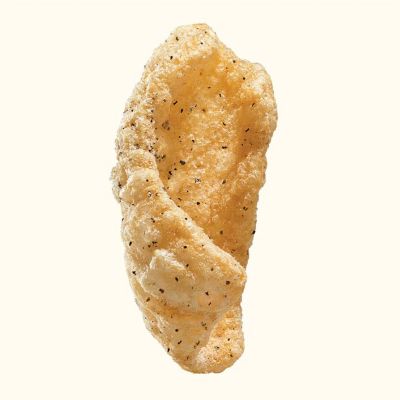 Image showing  Sea Salt and Cracked Pepper Pork Rinds, 4 oz.