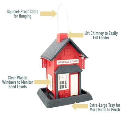 Image showing  6.5 lb. General Store Hopper Bird Feeder