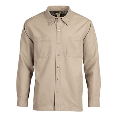 mens shirt jacket lined